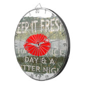 Frische Lippen, Vibes aufblähen: 'Behalt It Fresh Dartscheibe (Vorderseite rechts)