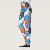 Frische, malerische Leggings - farbenfrohe Splash  (Links)