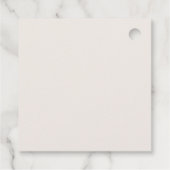 Frische Markt-Blumen-Illustration - Danke Geschenkanhänger (Rückseite)