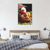 Frische Marktbilder auf Leinwand (Insitu (Schlafzimmer))