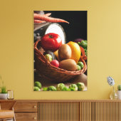 Frische Marktbilder auf Leinwand (Insitu (Wohnzimmer))
