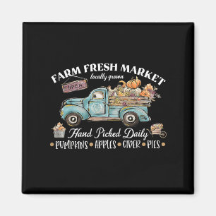 Frische Marktpumpen Äpfel Erntedank Aut Magnet