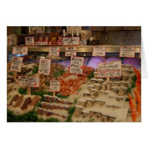 frische Meeresfrüchte