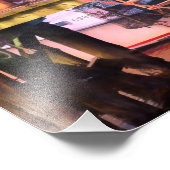 Frische Meeresfrüchte Fotodruck (Ecke)