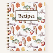 Frische Meeresfrüchte - individuelles Rezept Buch (Vorderseite)