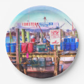 Frische Meeresfrüchte Pappteller (Vorderseite)