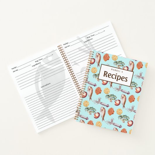Frische Meeresfrüchte Rezept: Notizblock (Innenseite)