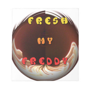 Frische mein freddy Fire Burning Hakuna Matata im  Notizblock