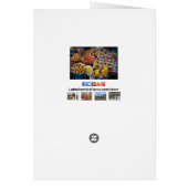 Frische Melonen Ananas Grußkarte (Hinten)