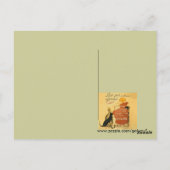 Frische Milch direkt vom Bauernhof Postkarte (Rückseite)