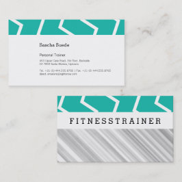 Frische Minze mit Schwarz Visitenkarte