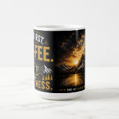 Frische Morgen mit Pepup-Kaffeetasse Kaffeetasse (Mittel)