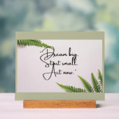 Frische Motivation Acrylschild (Neutral)