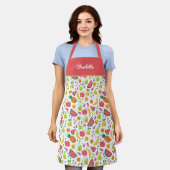 Frische Obstschürze Schürze (Getragen)