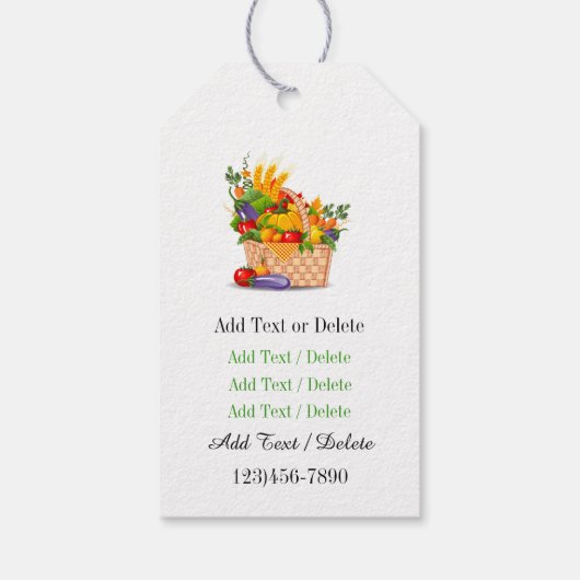 Frische oder Bio Geschenkmarke - SRF Geschenkanhänger (Rückseite)