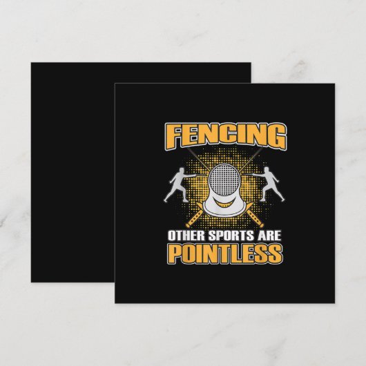 Frische oder Sport sind sinnlose Männer Frauen Einladung (Vorne/Hinten)