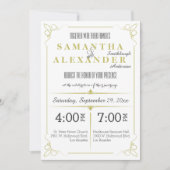 Frische Olivenbäume Einladung (Vorderseite)