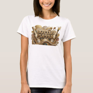 Frische Orange BOTTLE POPPER Statement T-Shirt