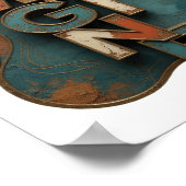 Frische Orange IMAGINE Kundendesign Poster (Ecke)