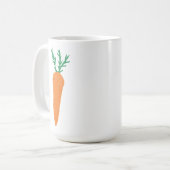 Frische Orange Karotten Gärtner Geschenk Kaffeetasse (Vorderseite Links)