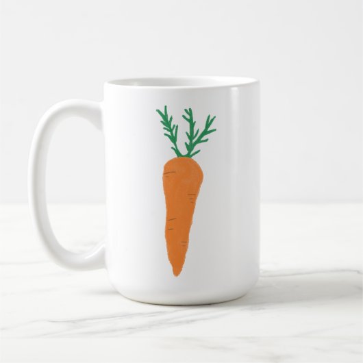 Frische Orange Karotten Gärtner Geschenk Kaffeetasse (Links)