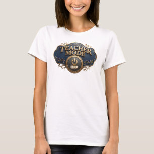 Frische Orange LEHRMODUS AUS Originaldesign T-Shirt