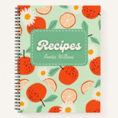 Frische Orangen Lieblingszucht Notizblock (Vorderseite)