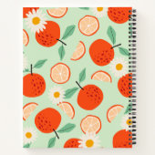 Frische Orangen Lieblingszucht Notizblock (Rückseite)