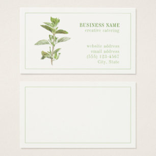 FRISCHE OREGANO 3,5 x 2 Visitenkarte
