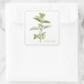 FRISCHE OREGANO Große Aufkleber (Tasche)