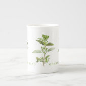 FRISCHE OREGANO Knochen-China Tasse (Vorderseite)