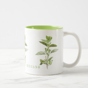 FRISCHE OREGANO Limone Zwei-Tonen-Tasse Zweifarbige Tasse