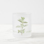 FRISCHE OREGANO Mattierte Tasse (Mittel)