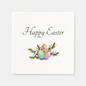 Frische Ostereier Elegantes Botanisches Museum Serviette (Vorderseite)