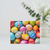 Frische Ostereier Feiertagskarte (Stehend Vorderseite)