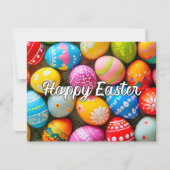 Frische Ostereier Feiertagskarte (Vorderseite)