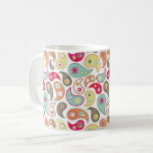 Frische Paisley-Tasse Kaffeetasse (Vorderseite Links)
