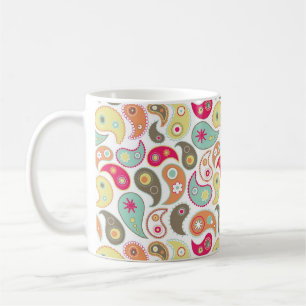 Frische Paisley-Tasse Kaffeetasse