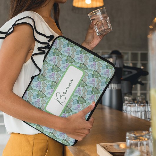 Frische Pasta machen Blätter Laptopschutzhülle