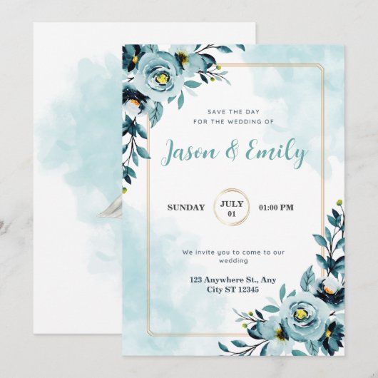 Frische Pasta machen Einladung (Vorne/Hinten)