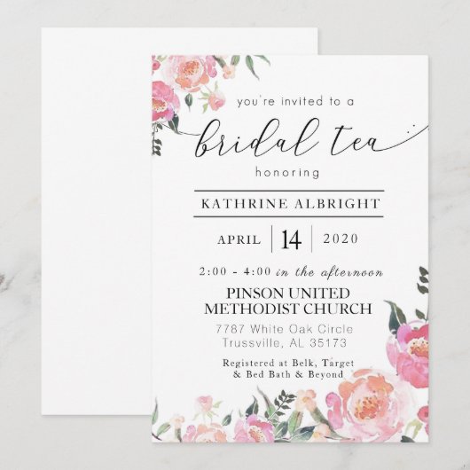 Frische Pasta machen Einladung (Vorne/Hinten)