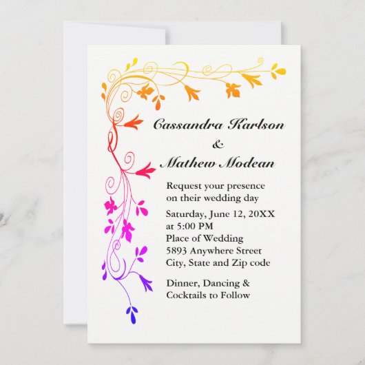 Frische Pasta machen Einladung (Vorderseite)