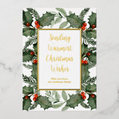 Frische Pasta machen Folien Feiertagskarte (Vorderseite)