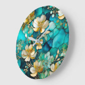 Frische Pasta machen Große Wanduhr (Winkel)