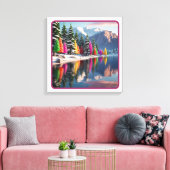 Frische Pasta machen Leinwanddruck (Insitu (Wohnzimmer))