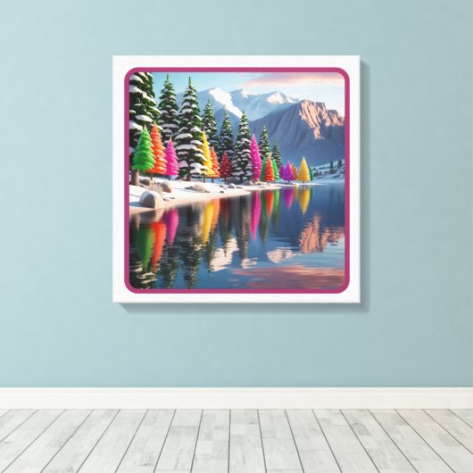 Frische Pasta machen Leinwanddruck (Insitu (Holzboden))