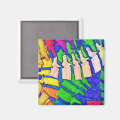 Frische Pasta machen Magnet (Vorderseite/Rückseite)