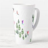 Frische Pasta machen Milchtasse (Rechte Ecke)