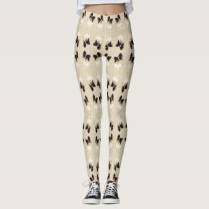 Frische Pasta machen Niedlicher Hund Leggings