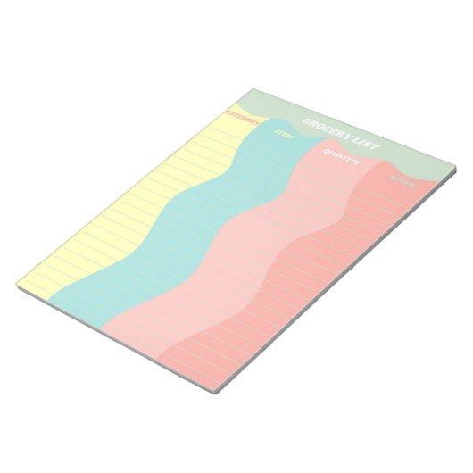 Frische Pasta machen Notizblock (angewinkelt)